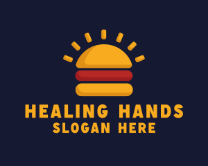 Morning Burger Sandwich logo design