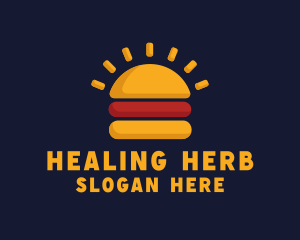 Morning Burger Sandwich logo design