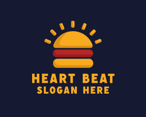 Morning Burger Sandwich logo design