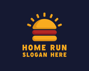 Morning Burger Sandwich logo design