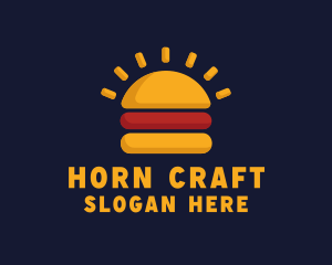 Morning Burger Sandwich logo design