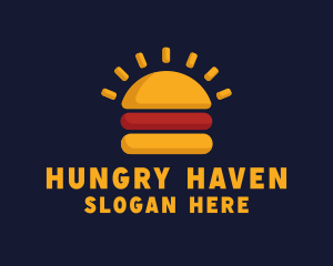 Morning Burger Sandwich logo design