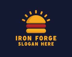 Morning Burger Sandwich logo design