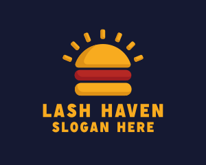 Morning Burger Sandwich logo design