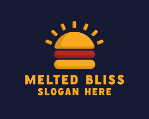 Morning Burger Sandwich logo design