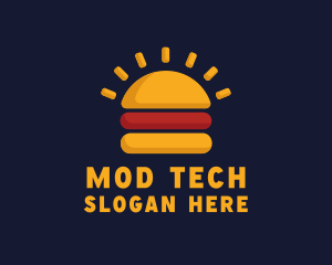 Morning Burger Sandwich logo design