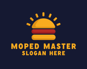 Morning Burger Sandwich logo design