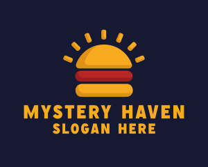 Morning Burger Sandwich logo design