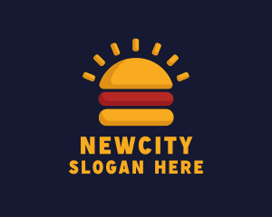 Morning Burger Sandwich logo design