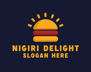 Morning Burger Sandwich logo design