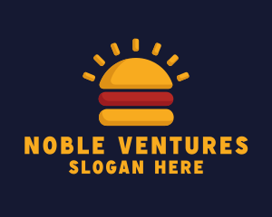 Morning Burger Sandwich logo design