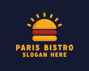 Morning Burger Sandwich logo design