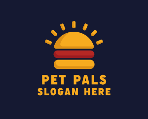 Morning Burger Sandwich logo design