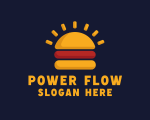 Morning Burger Sandwich logo design