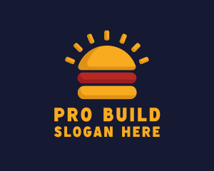 Morning Burger Sandwich logo design