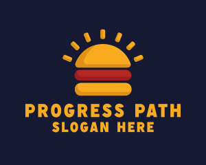 Morning Burger Sandwich logo design