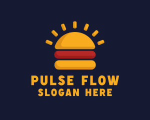 Morning Burger Sandwich logo design