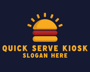 Morning Burger Sandwich logo design