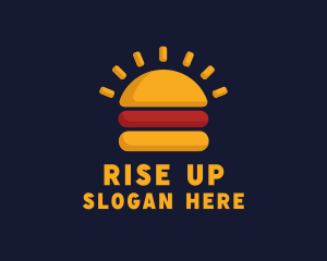 Morning Burger Sandwich logo design