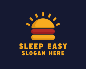 Morning Burger Sandwich logo design