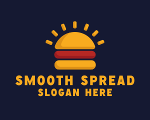 Morning Burger Sandwich logo design