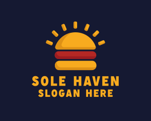 Morning Burger Sandwich logo design