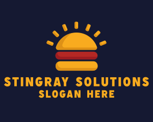 Morning Burger Sandwich logo design