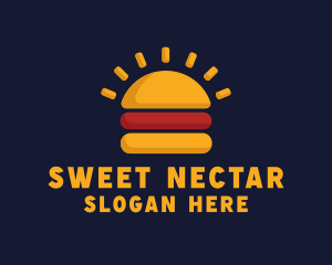 Morning Burger Sandwich logo design