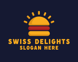 Morning Burger Sandwich logo design