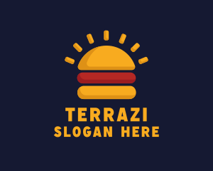 Morning Burger Sandwich logo design