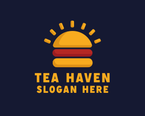 Morning Burger Sandwich logo design