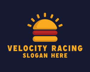 Morning Burger Sandwich logo design