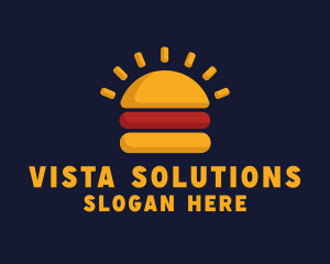 Morning Burger Sandwich logo design