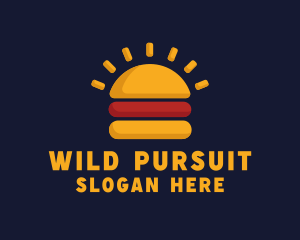 Morning Burger Sandwich logo design