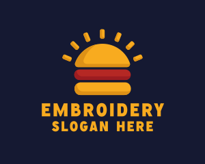 Morning Burger Sandwich logo design