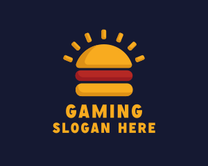 Hamburger - Morning Burger Sandwich logo design