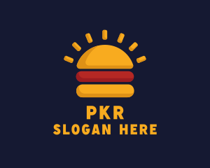 Morning Burger Sandwich logo design