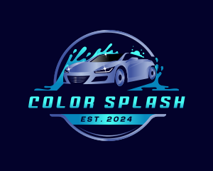 Car Wash Automotive Maintenance logo design