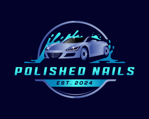 Car Wash Automotive Maintenance logo design