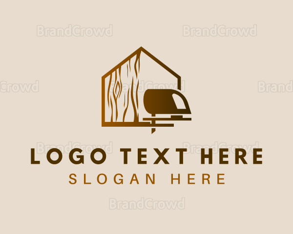 Jigsaw Tool Handyman Logo