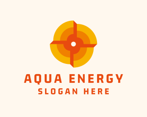 Solar Energy Radiator logo design