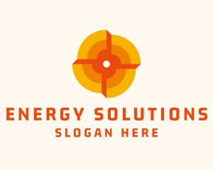 Solar Energy Radiator logo design