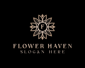 Luxury Flower Tulips logo design