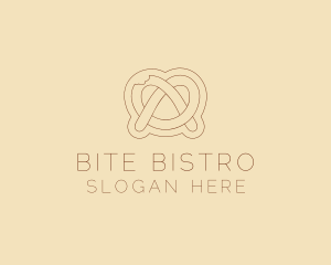 Bite - Minimalist Pretzel Bite logo design