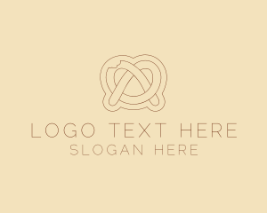 Sleek - Minimalist Pretzel Bite logo design