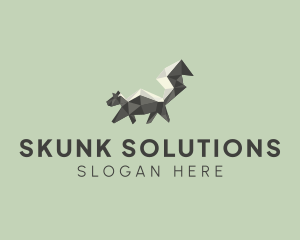 Skunk - Wild Animal Skunk logo design