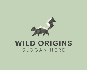 Wild Animal Skunk logo design