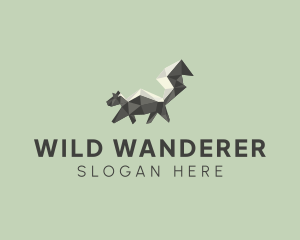 Wild Animal Skunk logo design