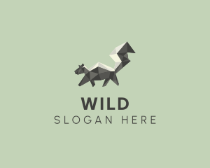 Wild Animal Skunk logo design