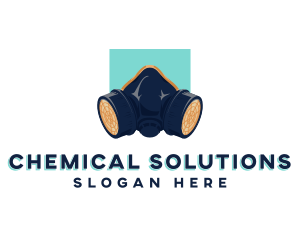 Chemical - Safety Gas Mask logo design